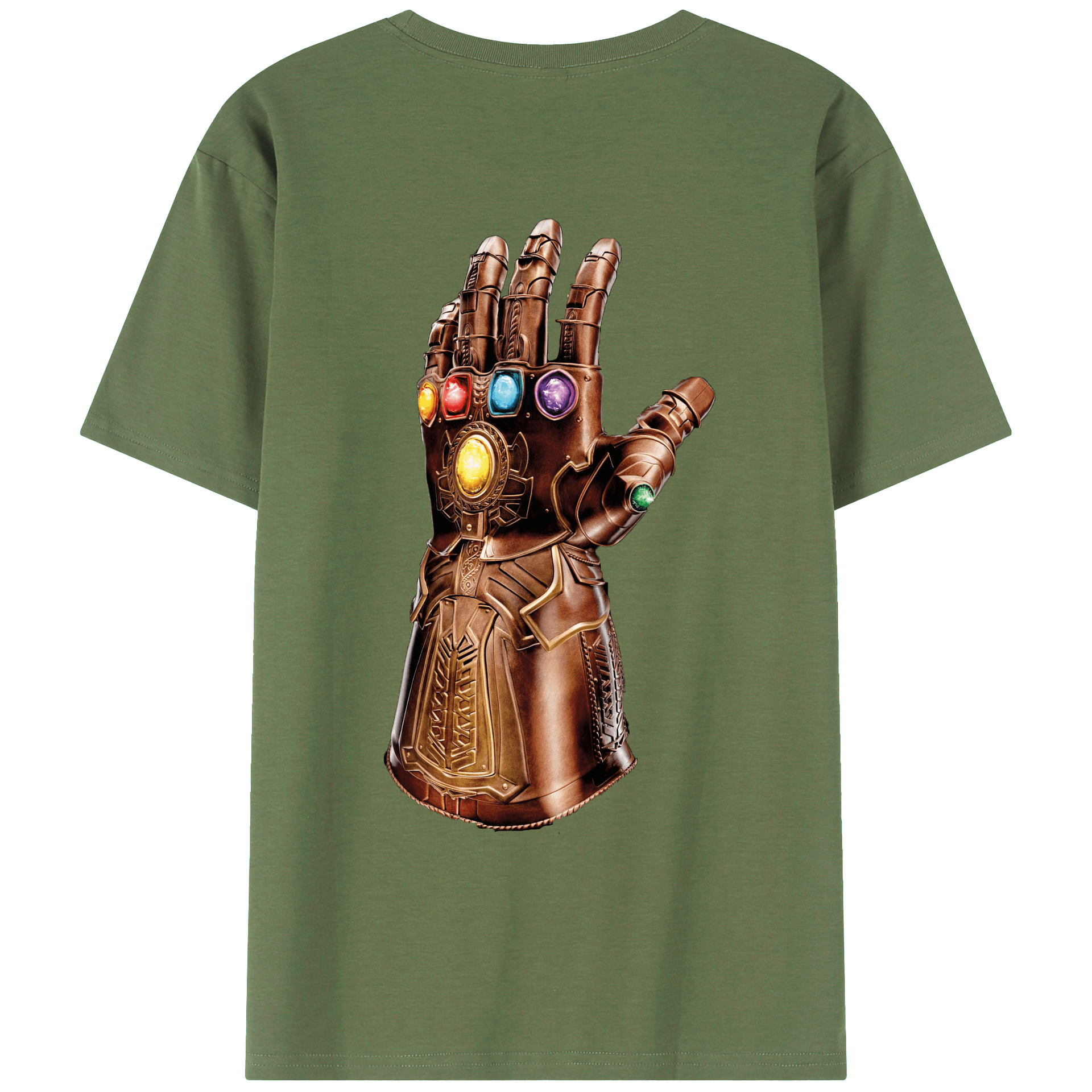 （画像用） アベンジャーズ The Avengers 綿100％ メンズ半袖Tシャツ（バックプリント） 通気性
